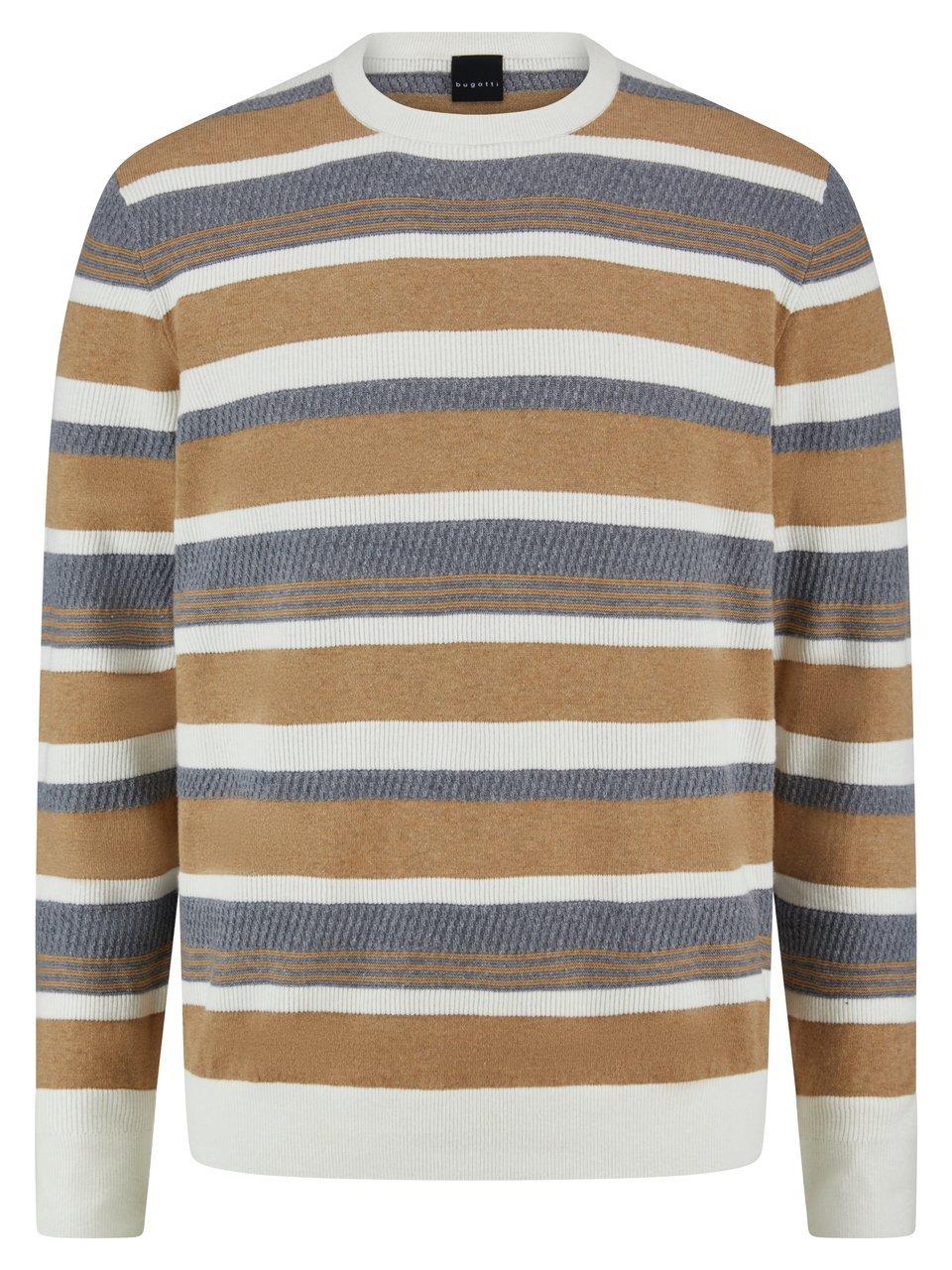 Rundhals-Pullover Bugatti beige günstig online kaufen