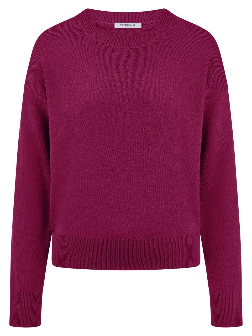 Rundhals-Pullover Peter Hahn pink günstig online kaufen