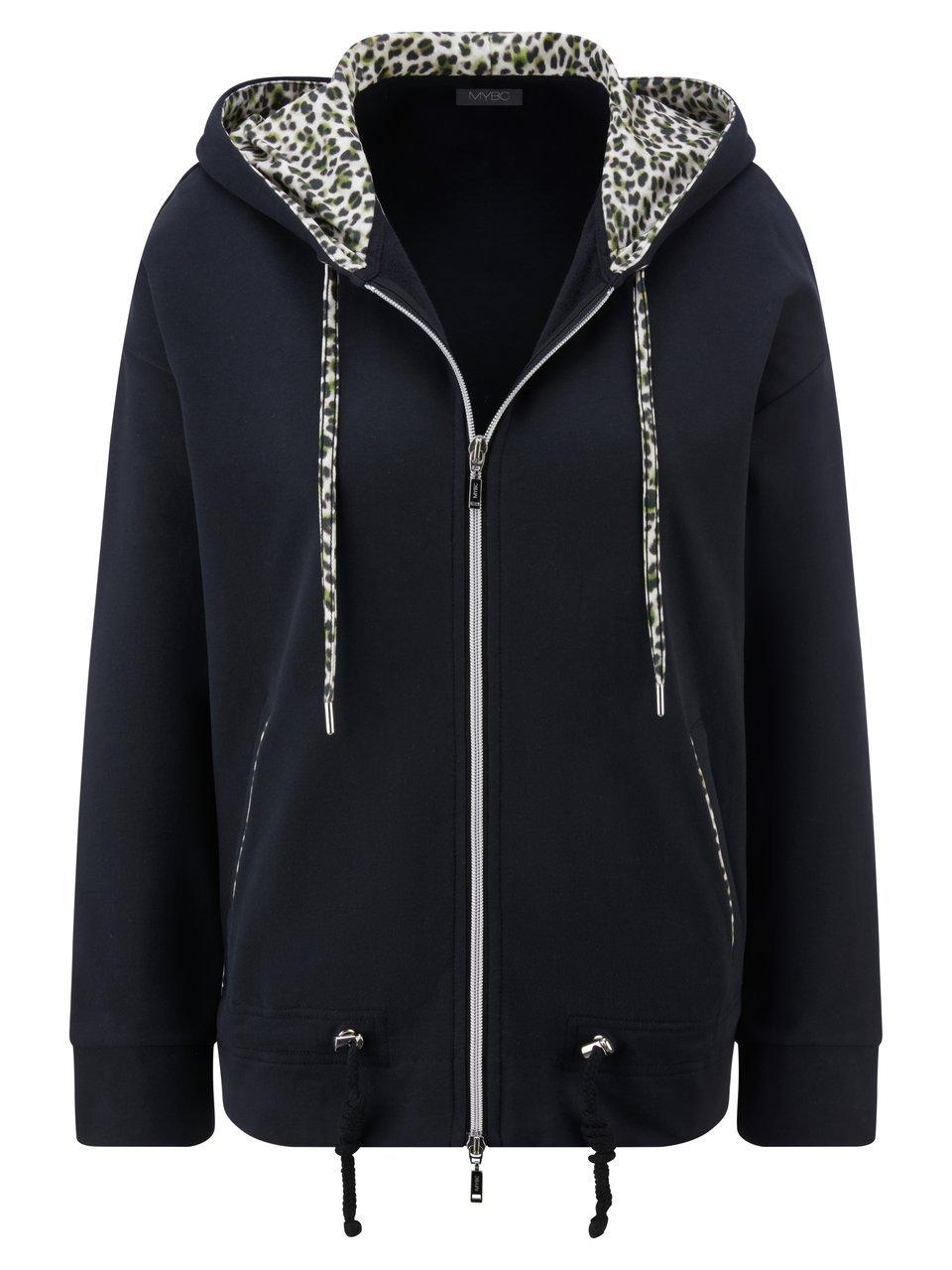 Kapuzen-Sweatjacke MYBC schwarz günstig online kaufen