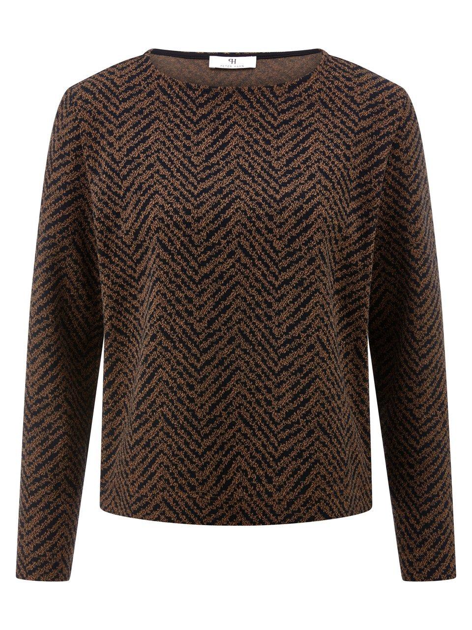 Sweatshirt Rundhals-Ausschnitt Peter Hahn blau günstig online kaufen