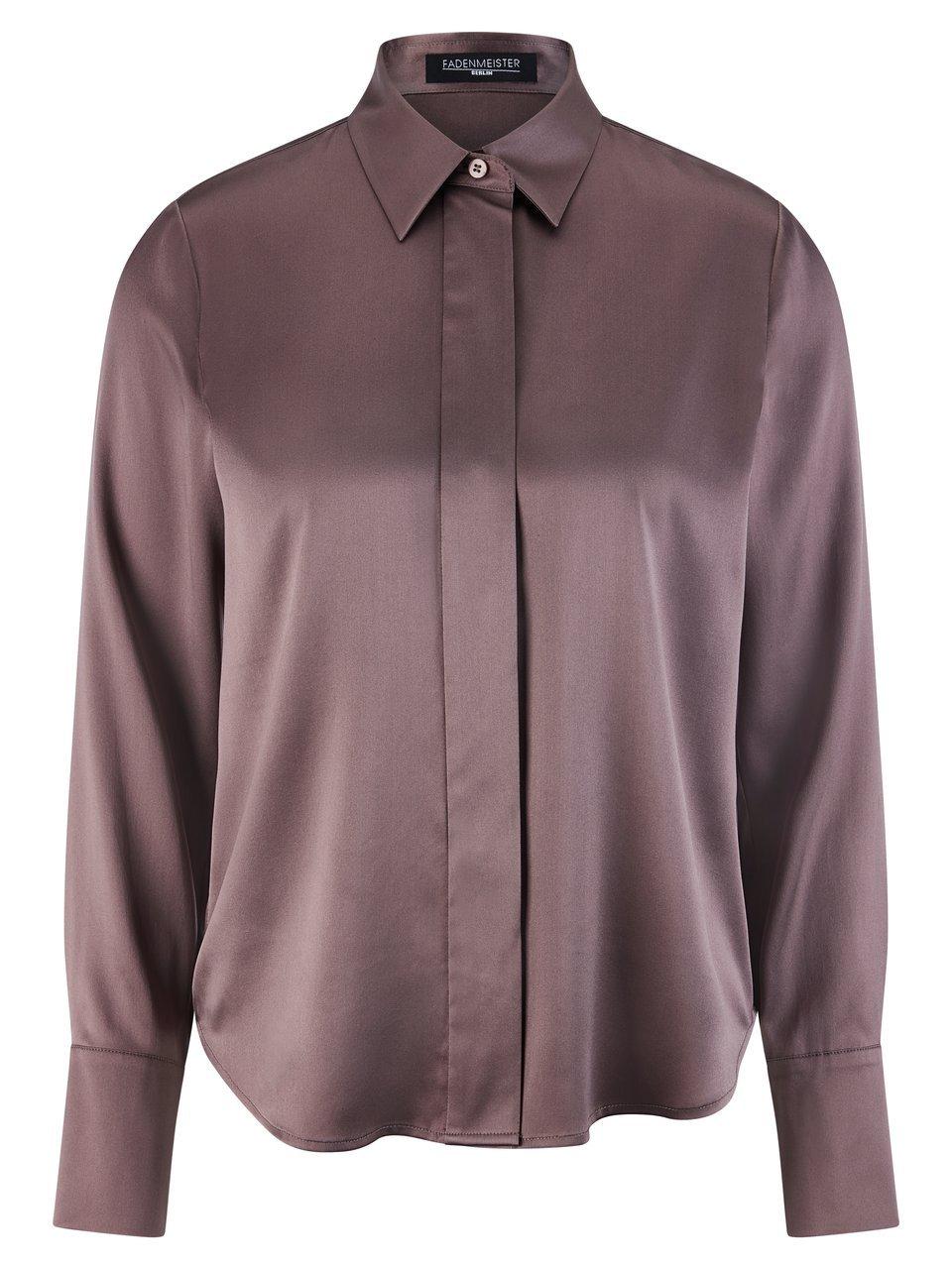 Bluse Fadenmeister Berlin lila günstig online kaufen