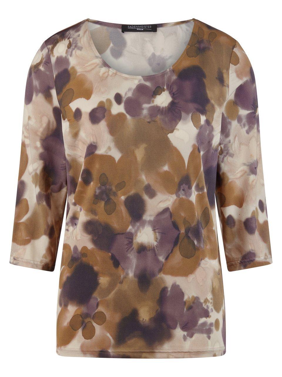 Rundhals-Shirt Fadenmeister Berlin beige günstig online kaufen