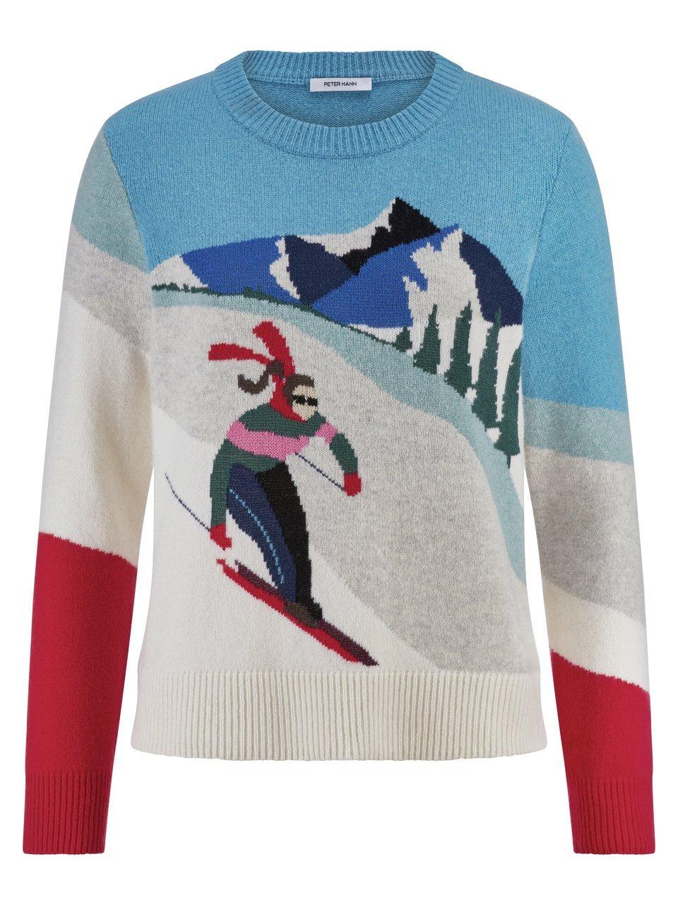 Rundhals-Pullover Peter Hahn weiss günstig online kaufen