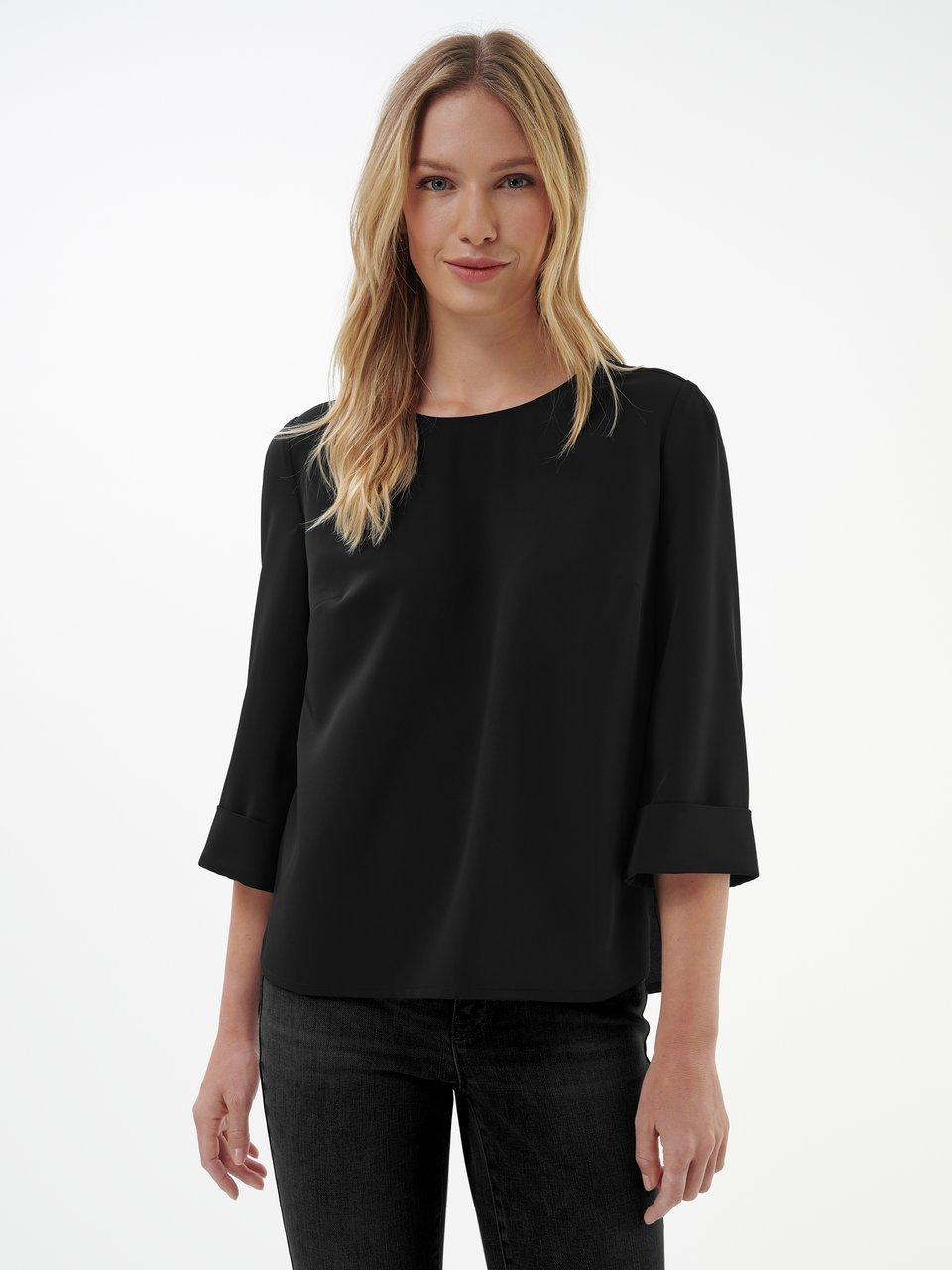 Peter Hahn - Bluse mit Rundhals-Ausschnitt