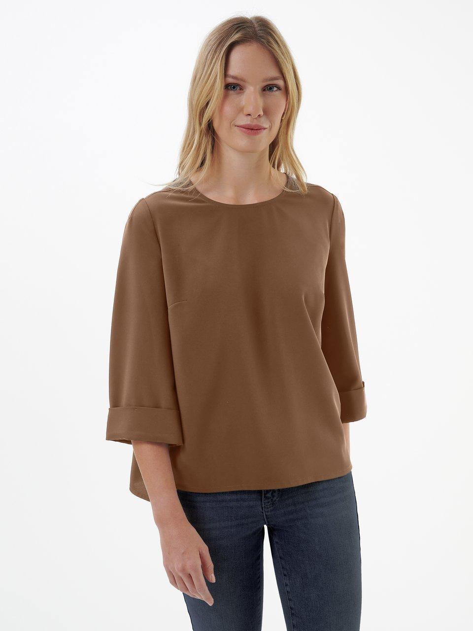 Peter Hahn - Bluse mit Rundhals-Ausschnitt