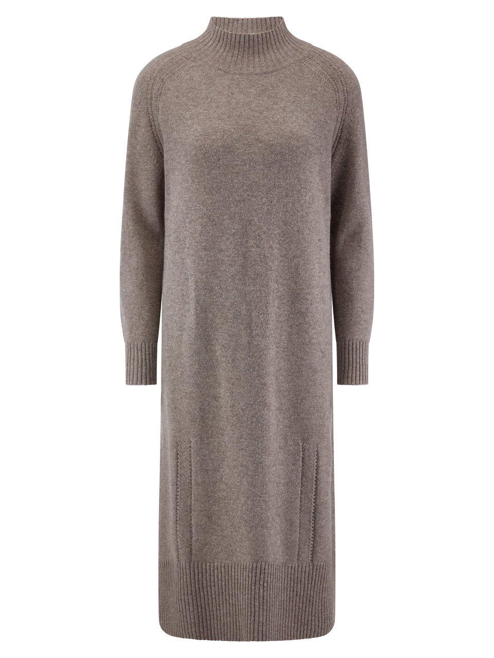 Strickkleid Stehkragen DAY.LIKE beige günstig online kaufen