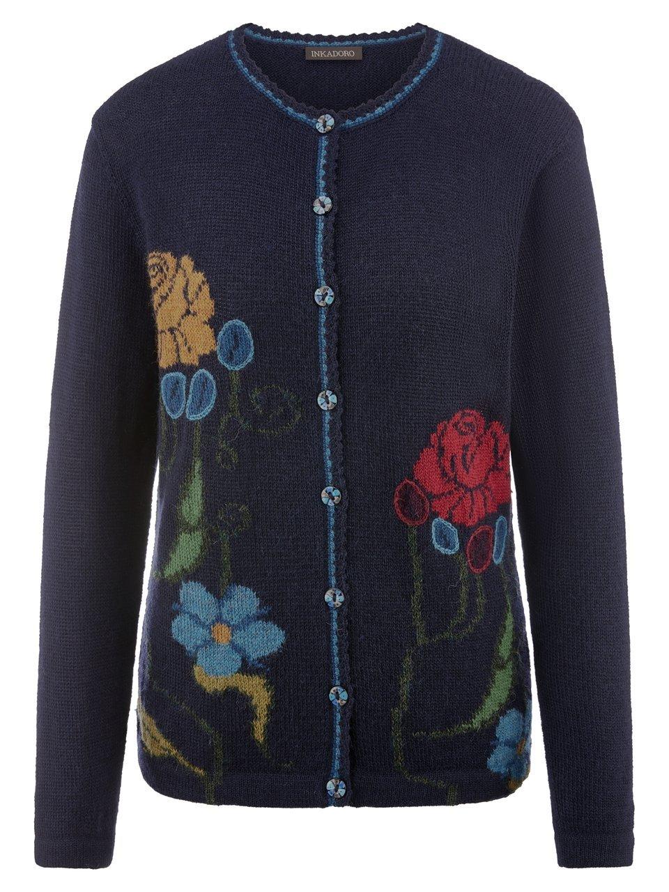 Strickjacke Inkadoro blau günstig online kaufen