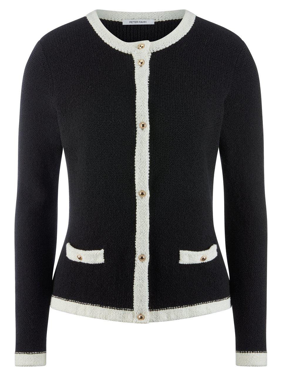 Strickjacke Peter Hahn schwarz günstig online kaufen
