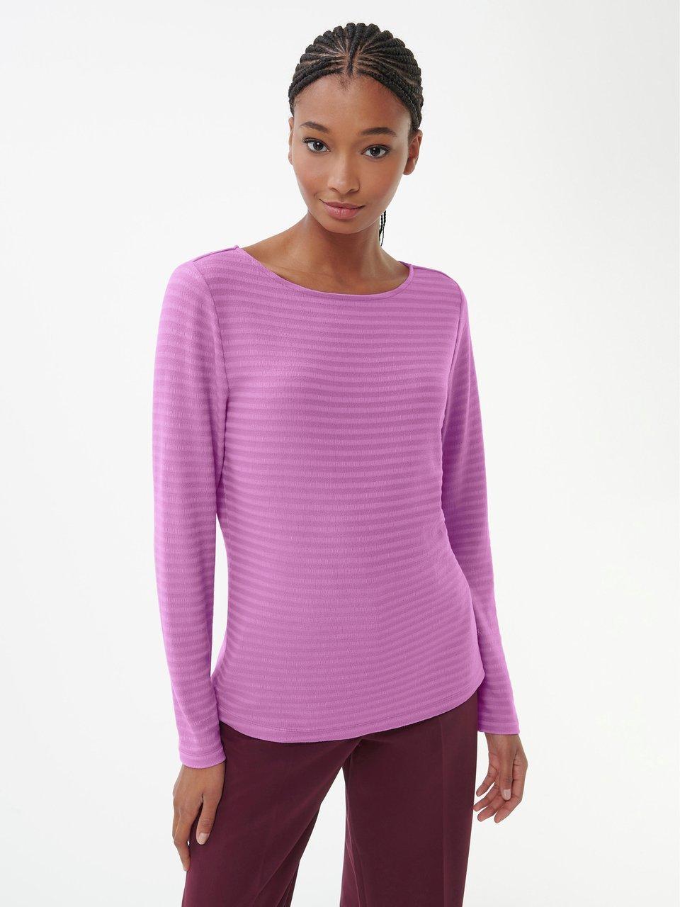BASLER - Jersey shirt met boothals