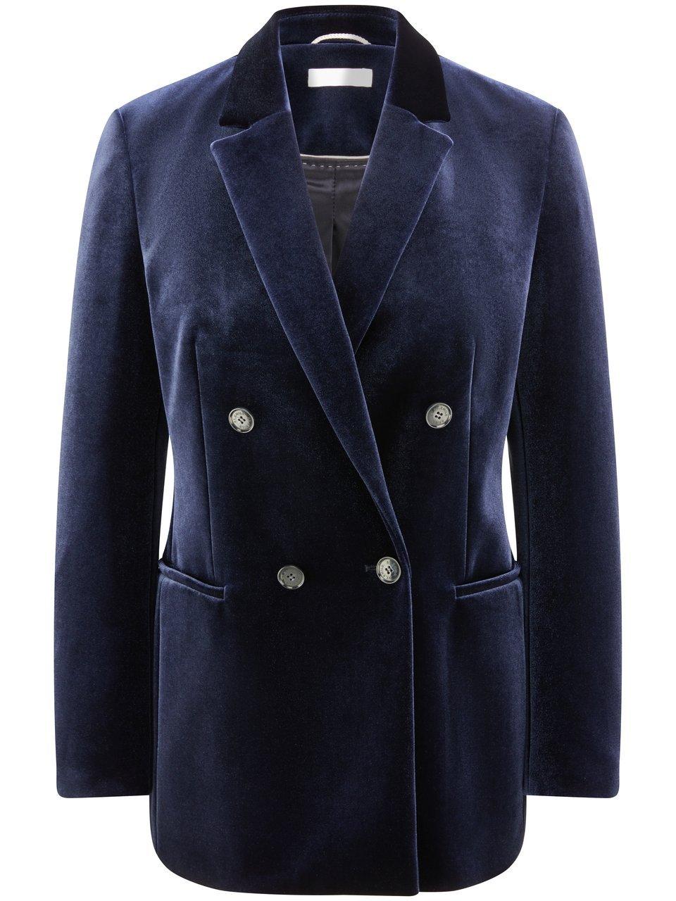 Samt-Blazer Fadenmeister Berlin blau günstig online kaufen