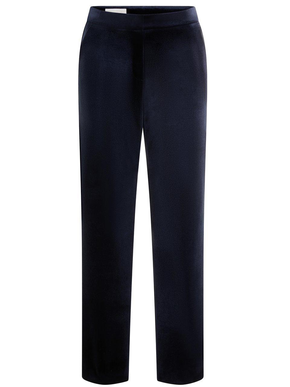 Samt-Hose Fadenmeister Berlin blau günstig online kaufen