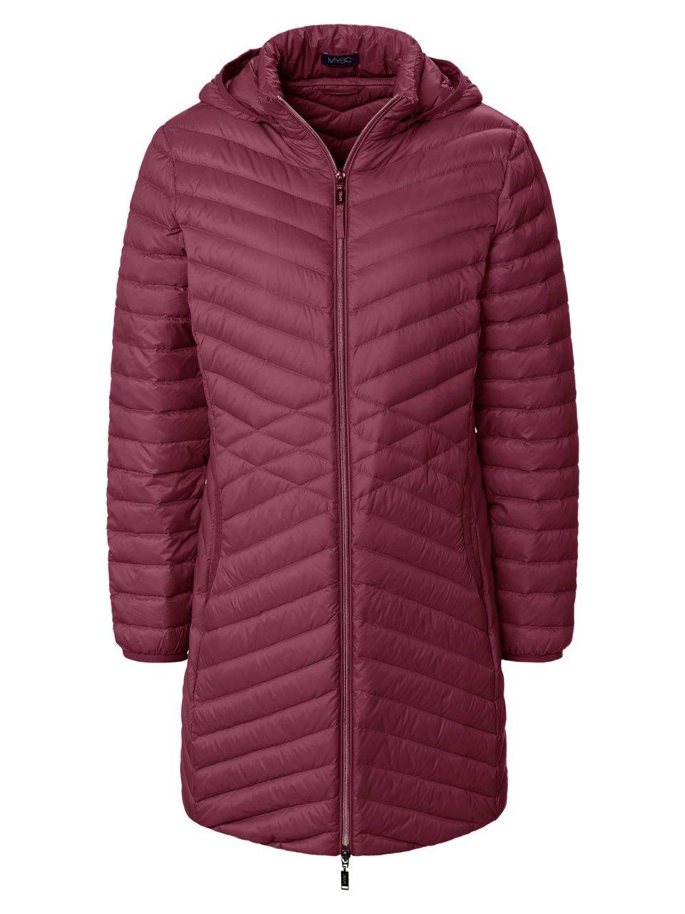 Daunen-Long-Steppjacke MYBC rot günstig online kaufen