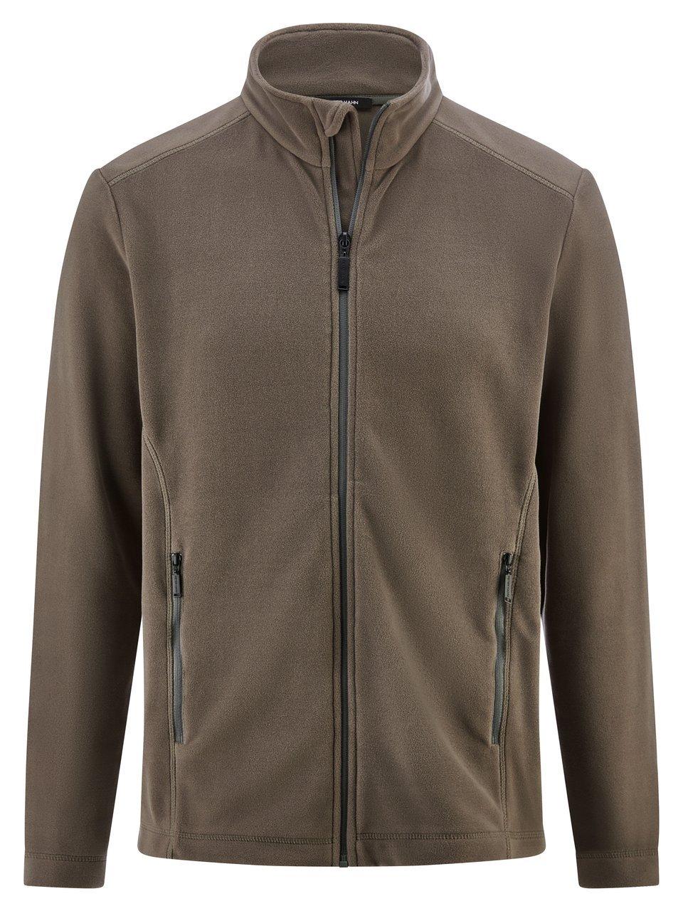 Fleece-Jacke Stehkragen Peter Hahn beige günstig online kaufen