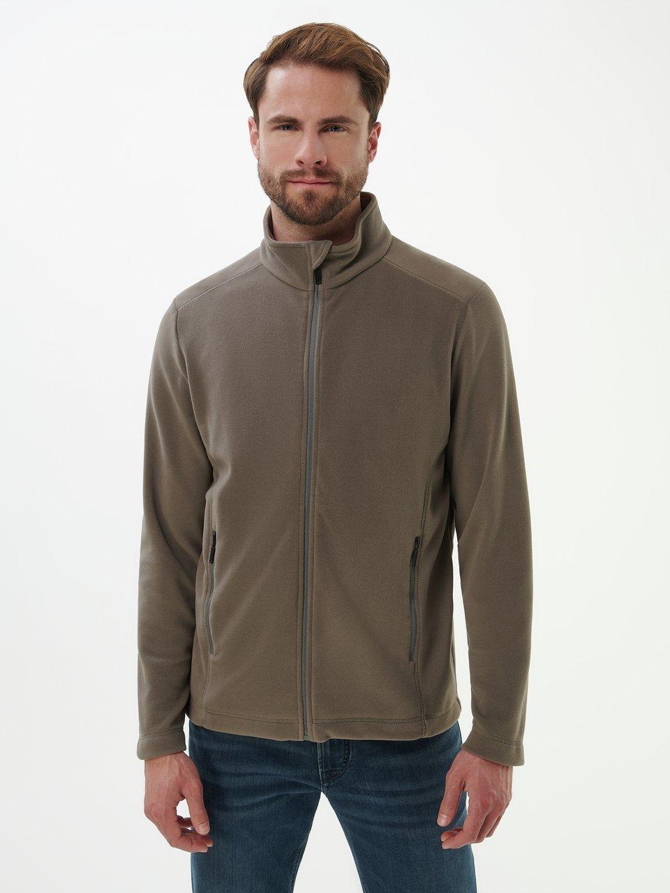 Peter Hahn - Fleece-Jacke mit Stehkragen
