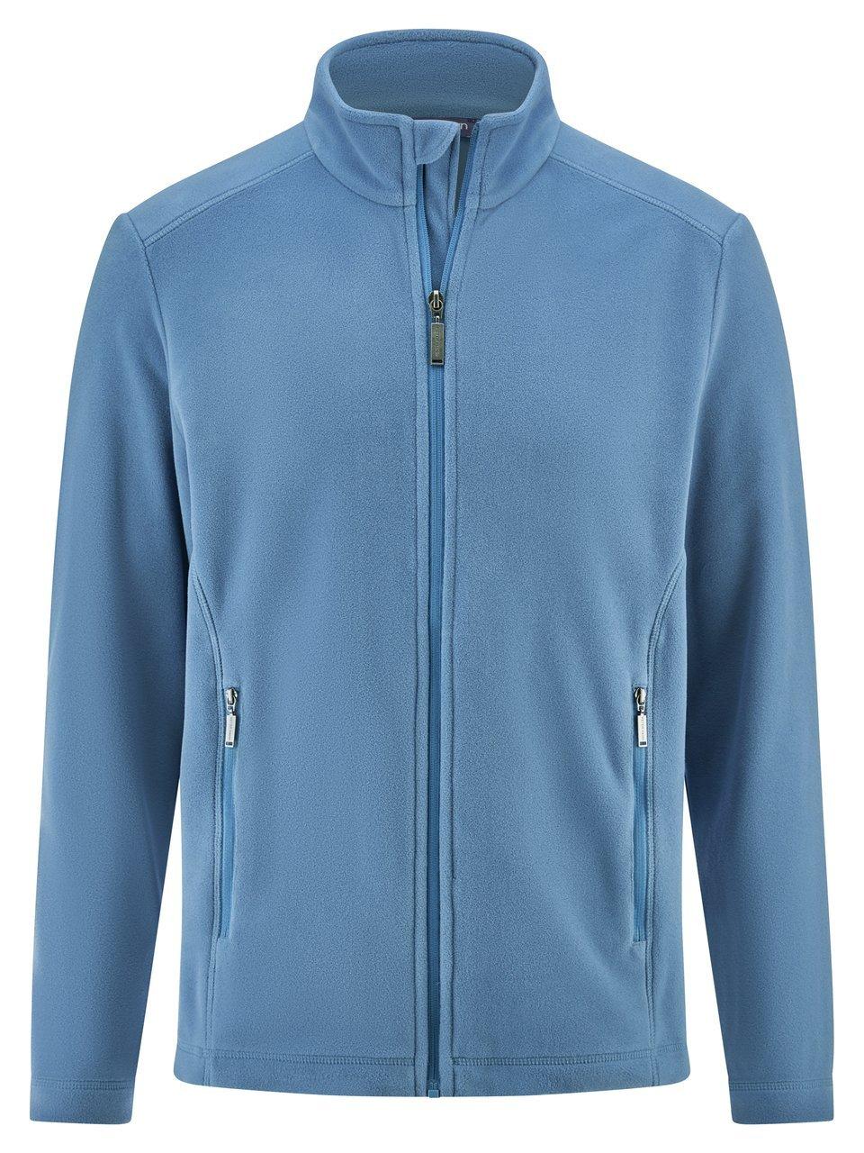Fleece-Jacke Stehkragen Peter Hahn blau günstig online kaufen
