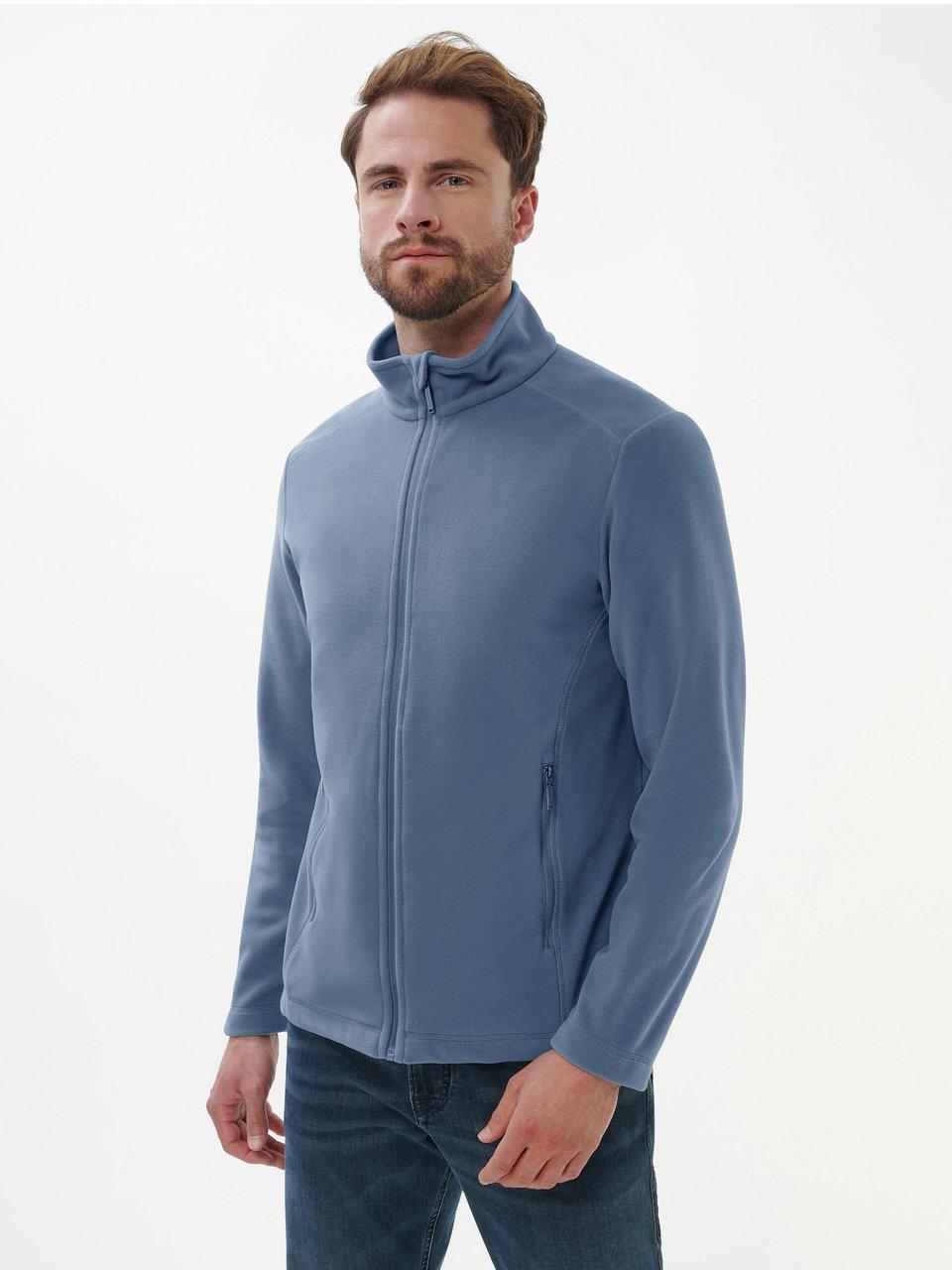 Peter Hahn - Fleece-Jacke mit Stehkragen