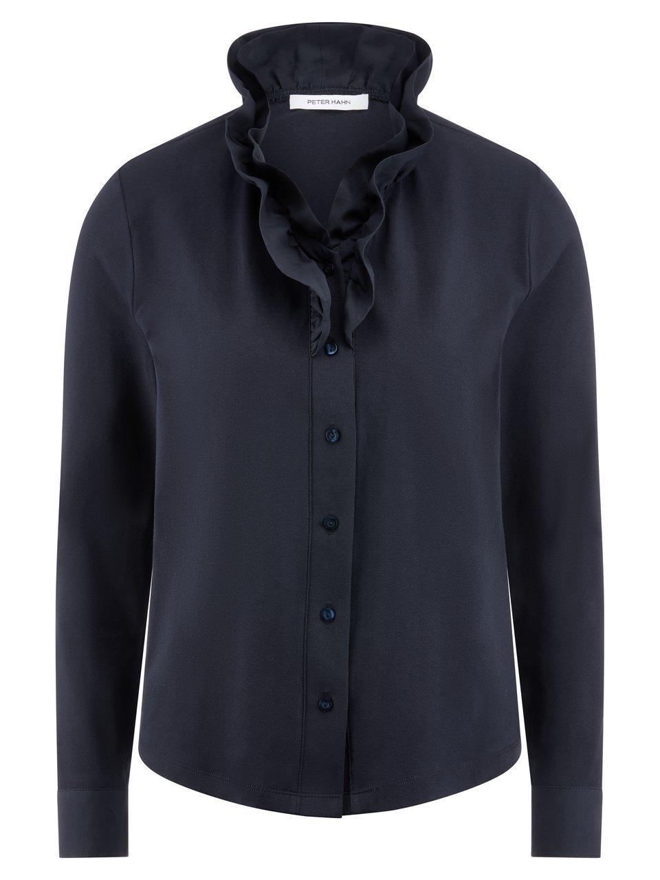 Jersey-Bluse Peter Hahn blau günstig online kaufen