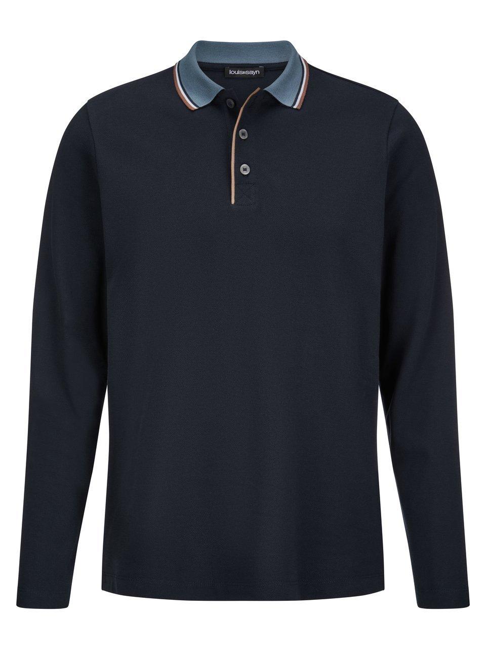 Langarm-Polo-Shirt Louis Sayn blau günstig online kaufen