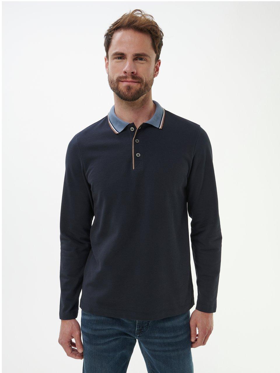 Louis Sayn - Langarm-Polo-Shirt