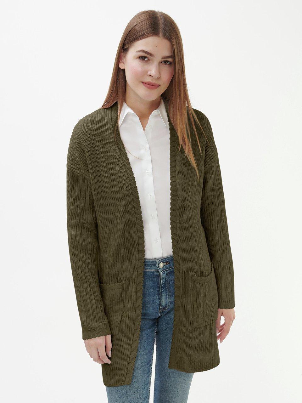 Peter Hahn - Long-Strickjacke