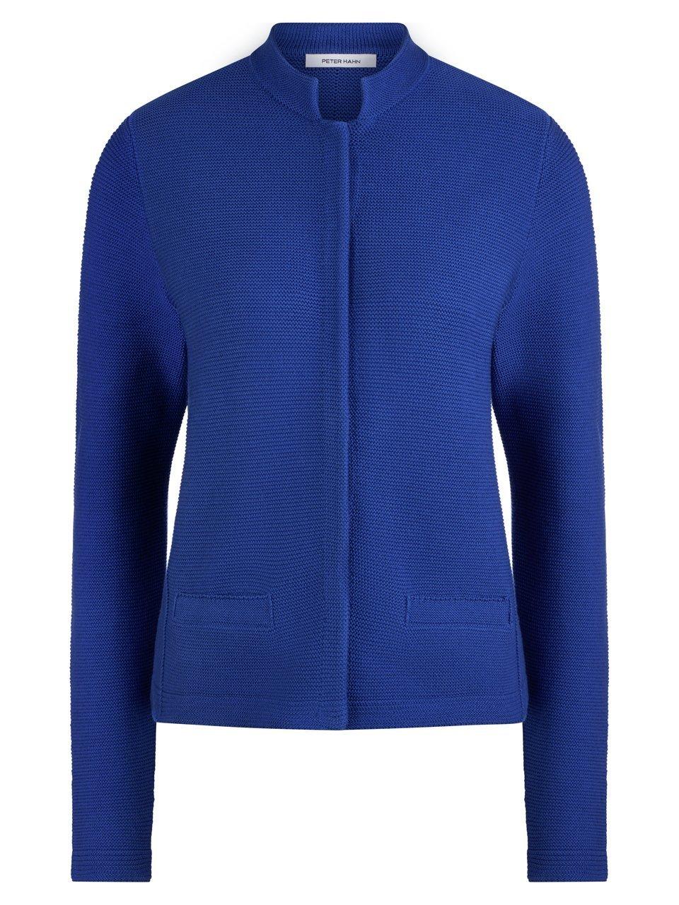 Strickjacke aus 100% SUPIMA®-Baumwolle Peter Hahn blau günstig online kaufen