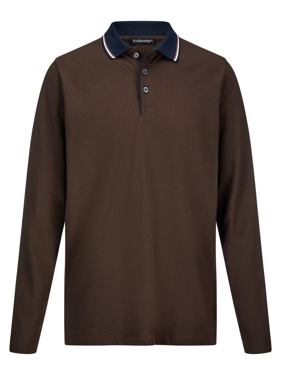 Langarm-Polo-Shirt Louis Sayn braun günstig online kaufen
