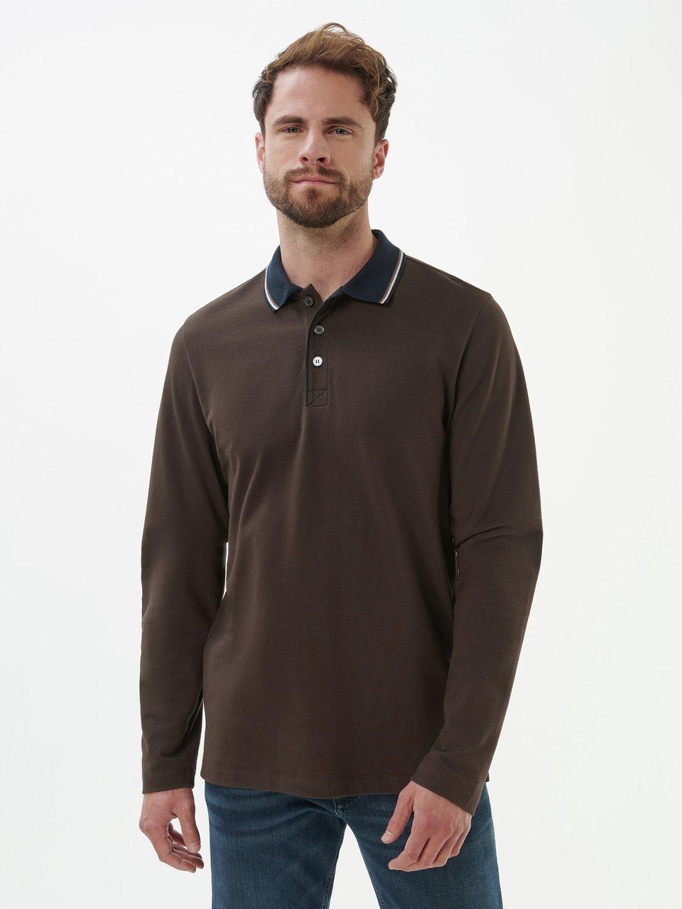 Louis Sayn - Langarm-Polo-Shirt