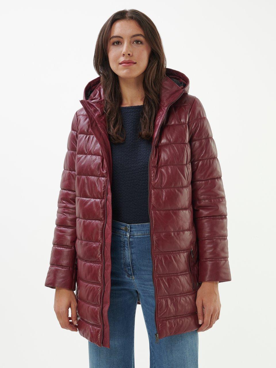 Anna Aura - Leder-Steppmantel