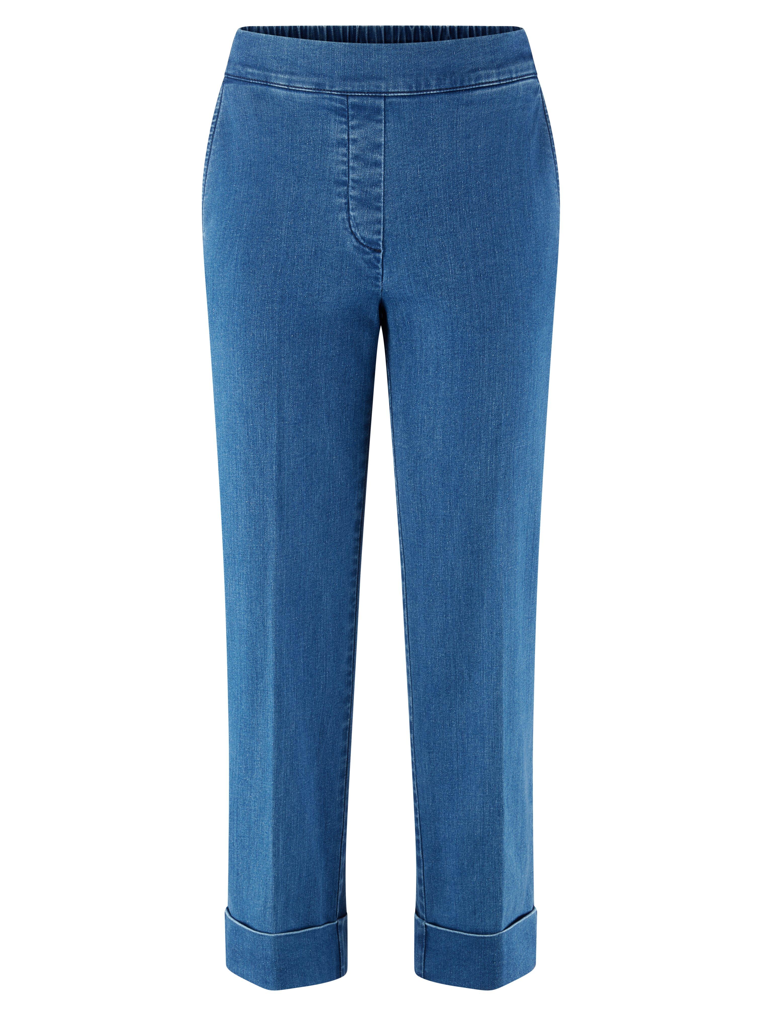 Straight Fit-7/8-Jeans Peter Hahn denim günstig online kaufen