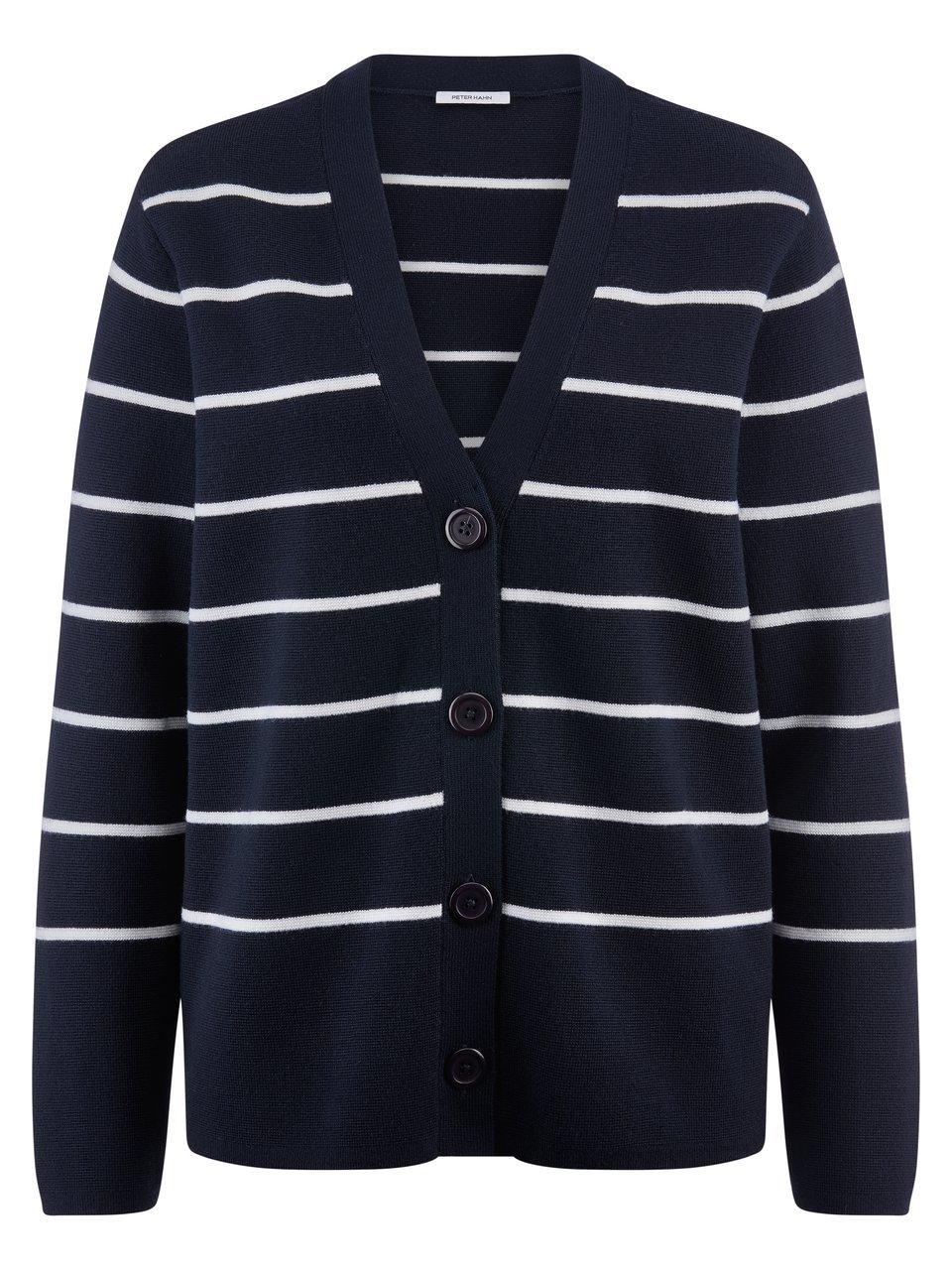 Strickjacke Peter Hahn blau günstig online kaufen