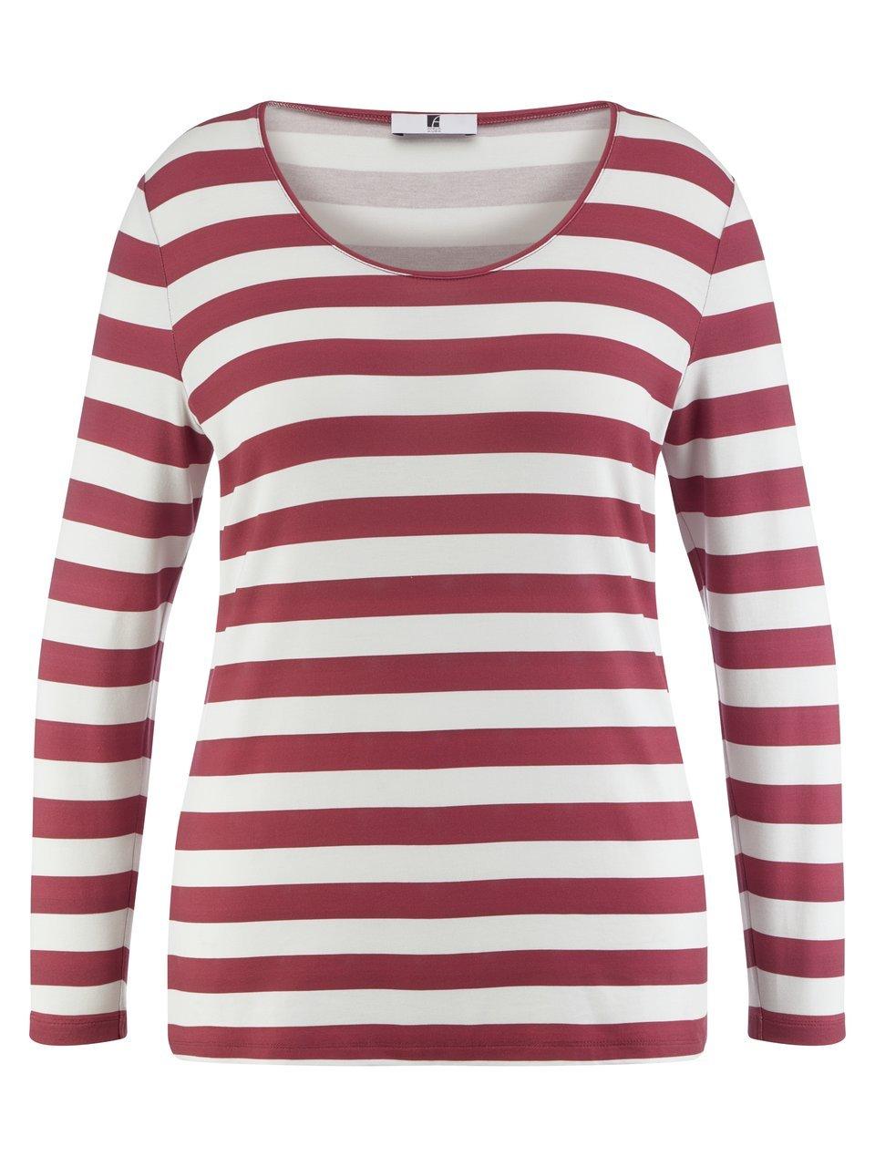 Rundhals-Shirt Anna Aura rot günstig online kaufen