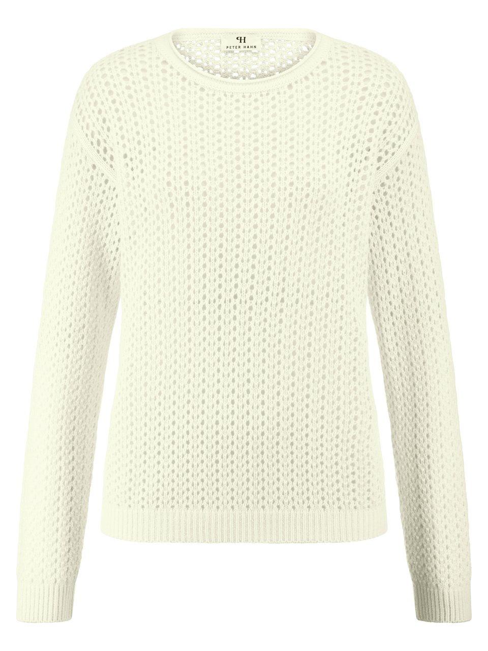 Rundhals-Pullover Peter Hahn weiss günstig online kaufen