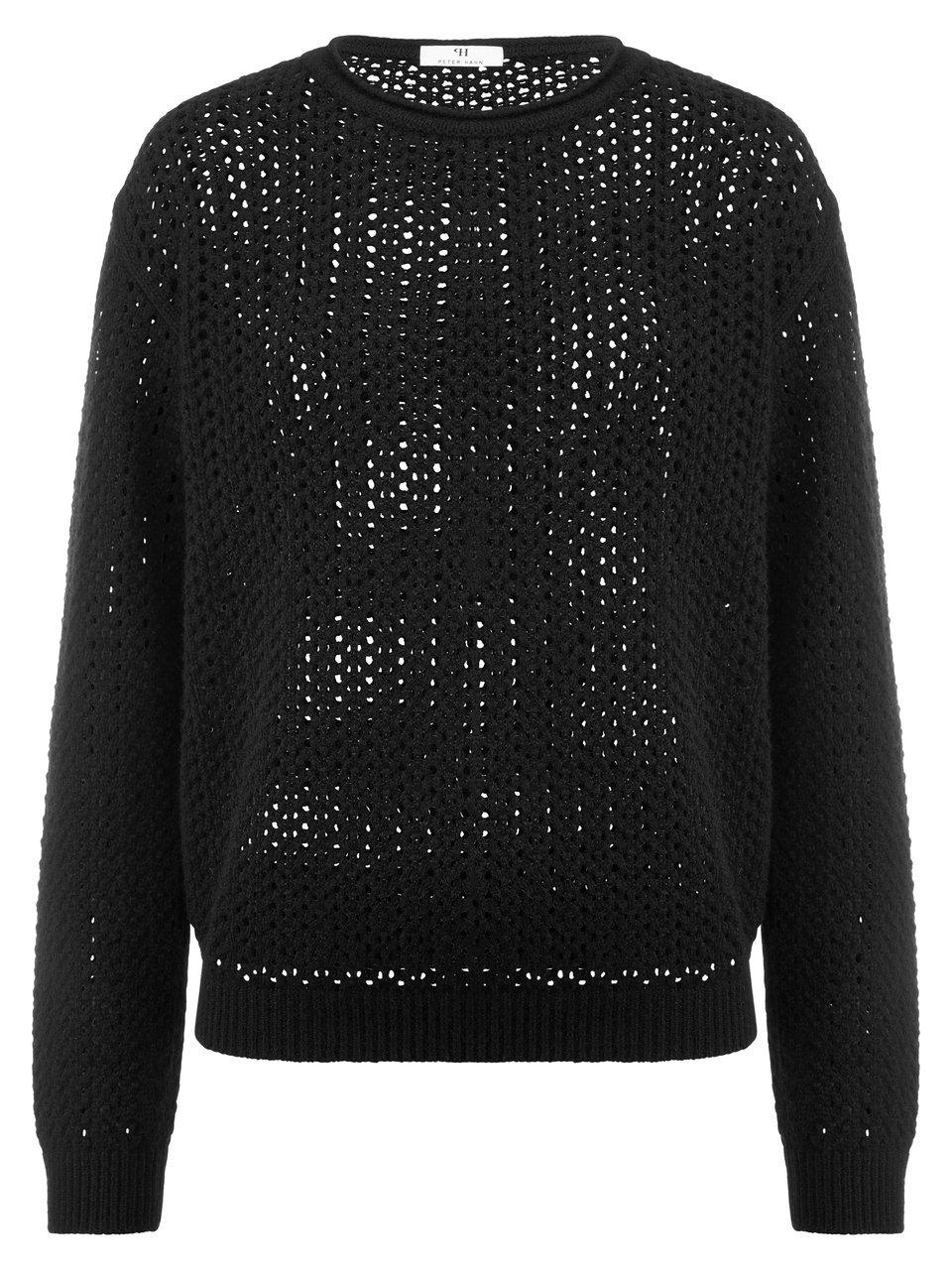 Rundhals-Pullover Peter Hahn schwarz günstig online kaufen
