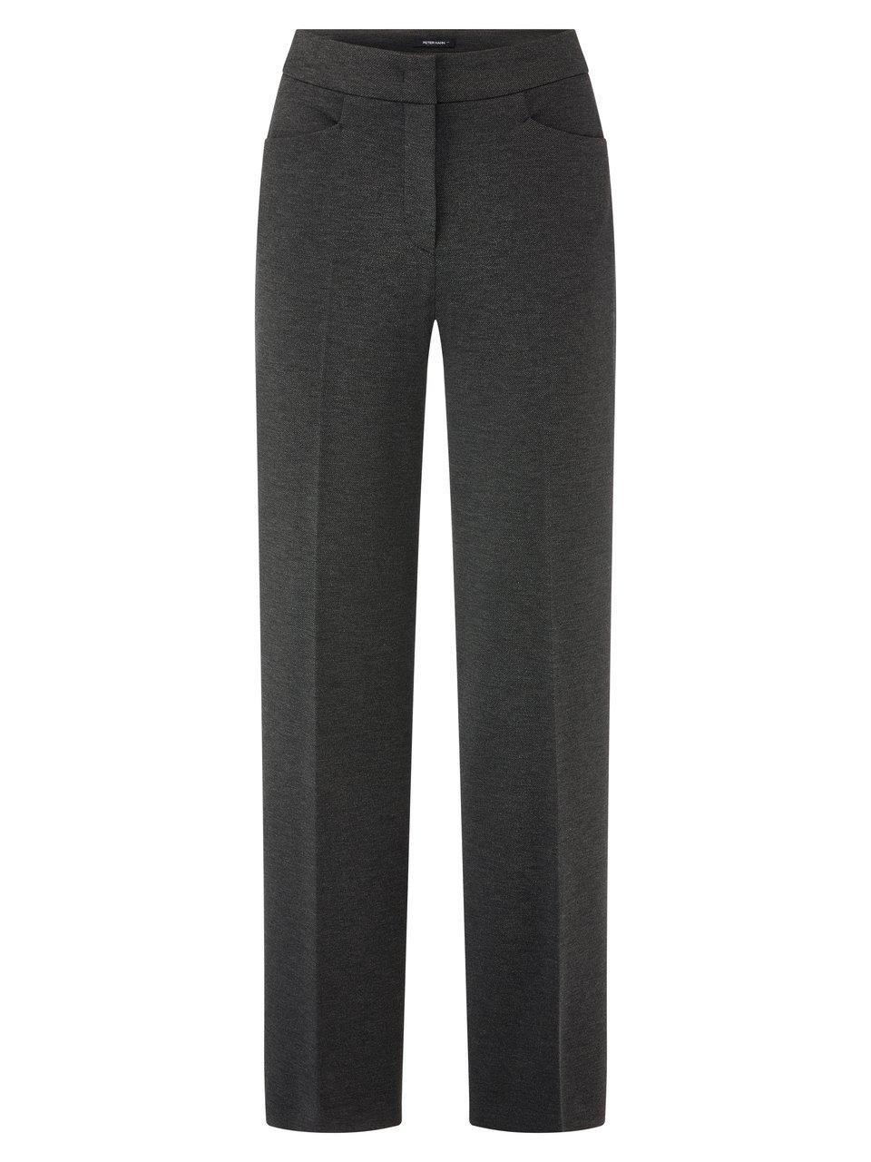 Knöchellange Straight Fit-Hose Peter Hahn grau günstig online kaufen