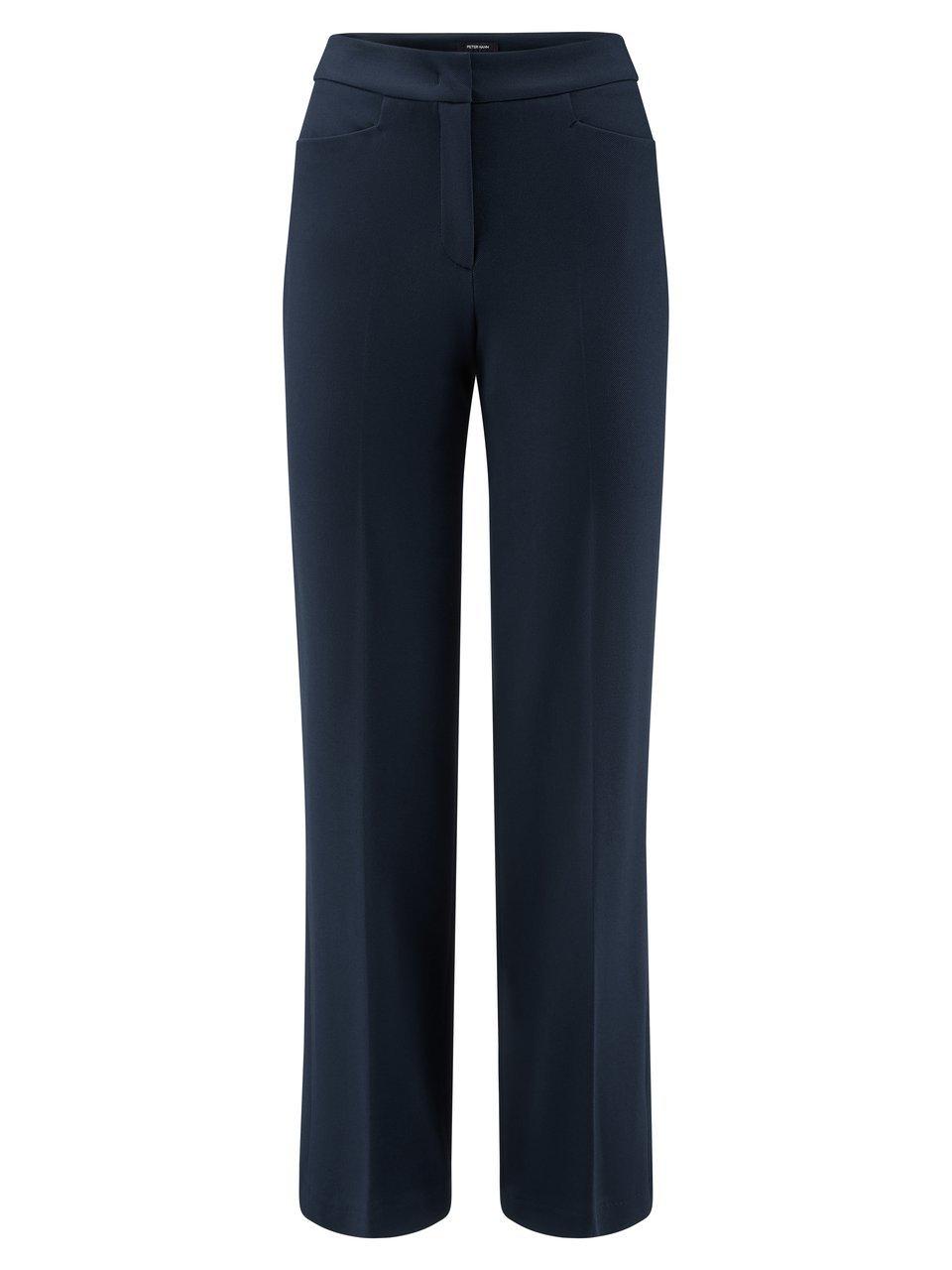 Knöchellange Straight Fit-Hose Peter Hahn blau günstig online kaufen