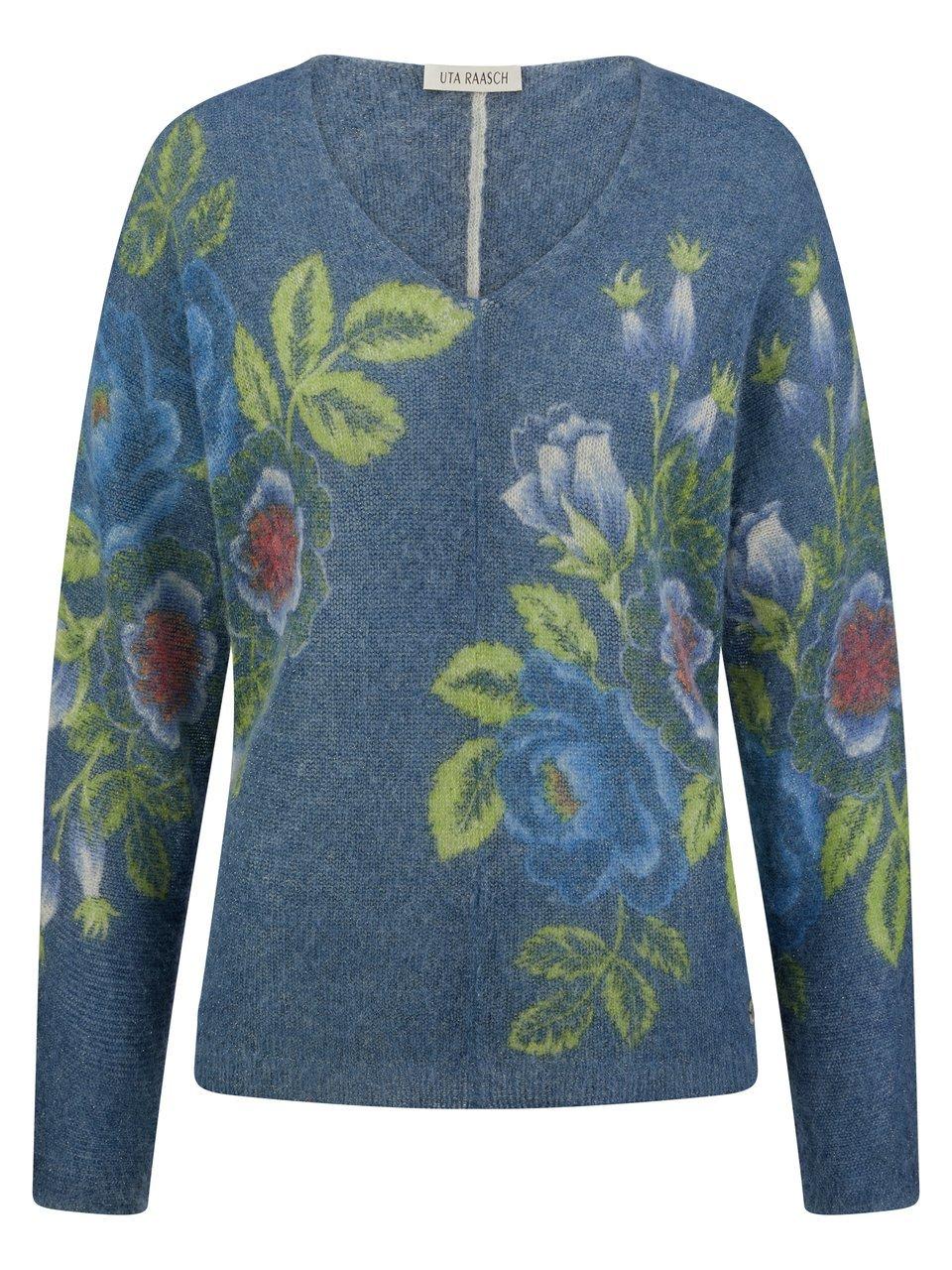 V-Pullover Uta Raasch türkis günstig online kaufen