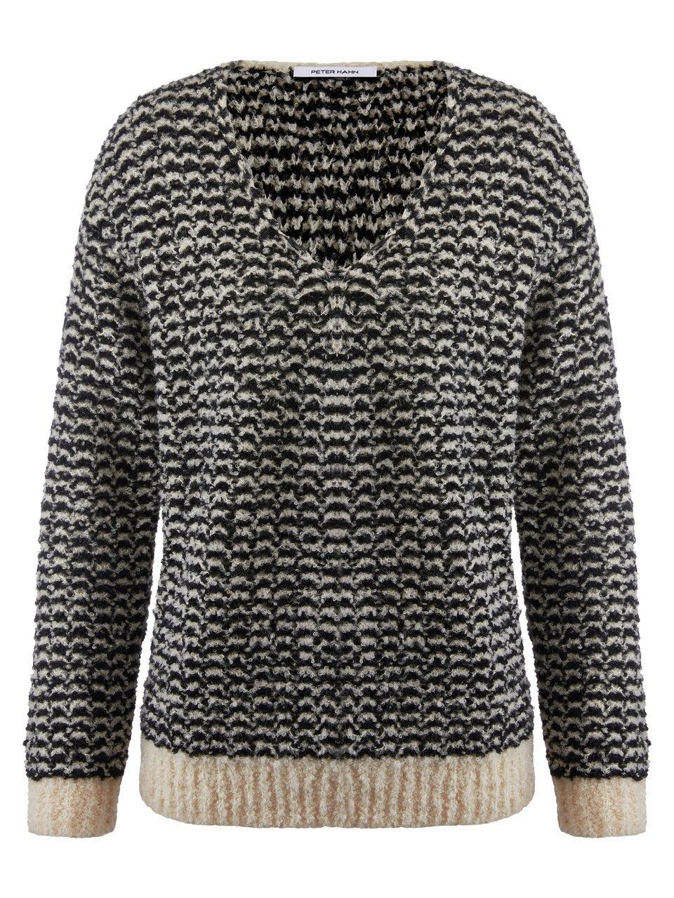 V-Pullover tiefem Ausschnitt Peter Hahn beige günstig online kaufen