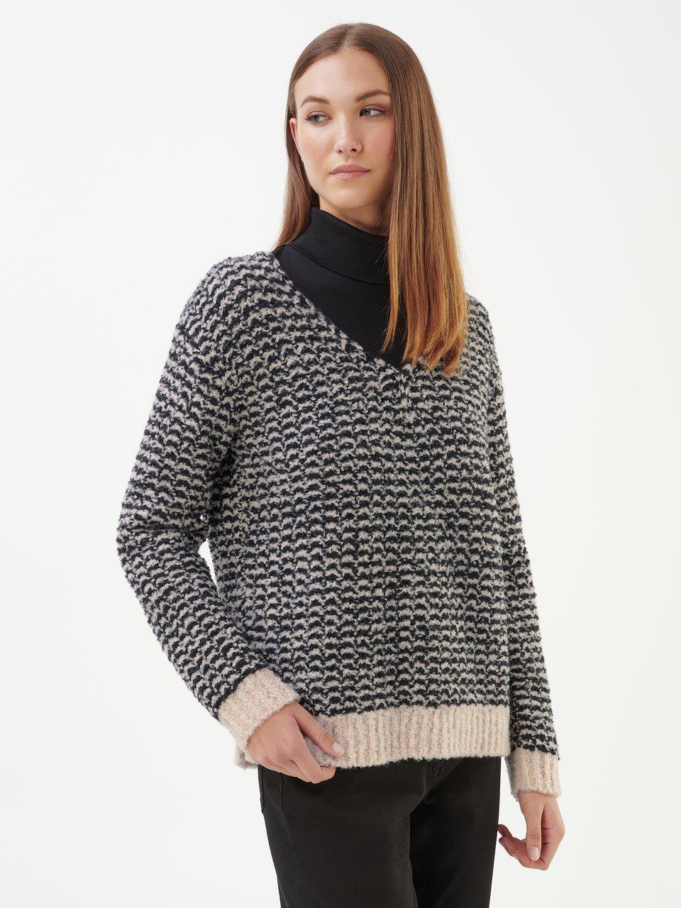 Peter Hahn - V-Pullover mit tiefem Ausschnitt