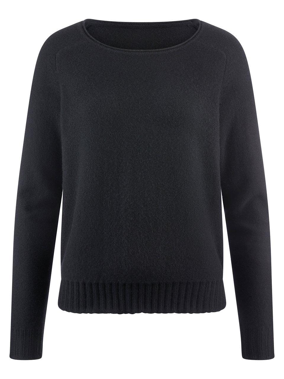 Rundhals-Pullover Peter Hahn schwarz günstig online kaufen