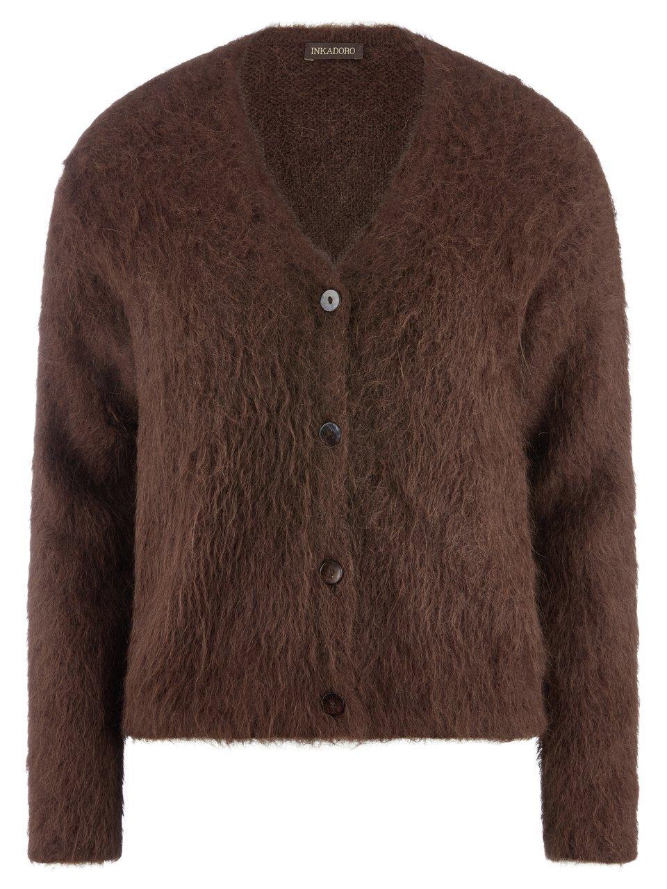 Strickjacke Inkadoro braun günstig online kaufen