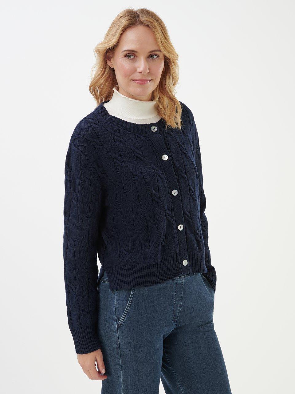 Gilet Femme Peter Hahn Bleu En Coton Taille 42 (EU) - Occasion Très Bon état