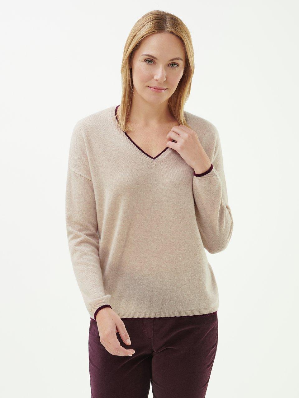 Peter Hahn - V-Pullover aus 100% Kaschmir