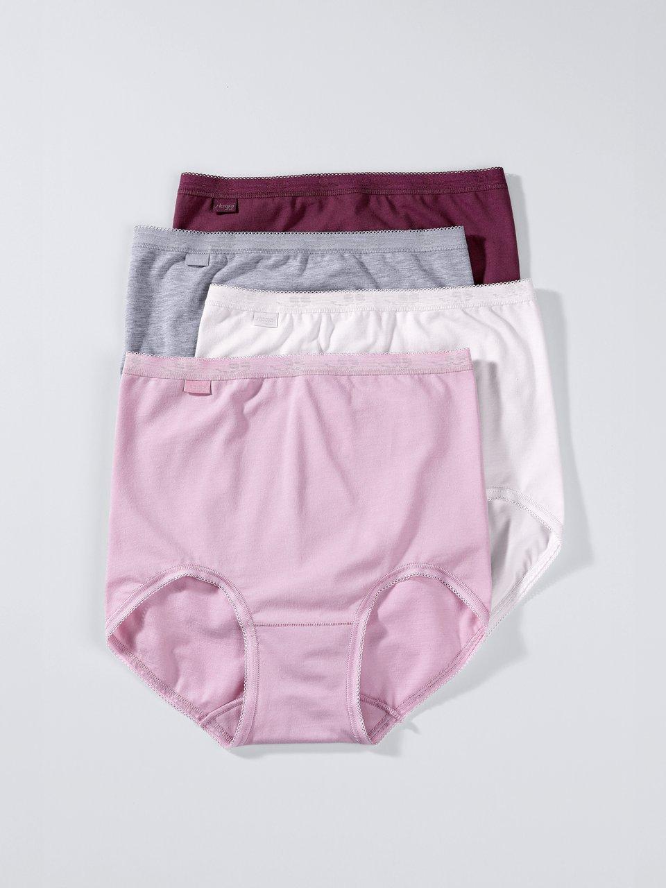 Maxislip Basic+Maxi C4P im 4er-Set sloggi rosé