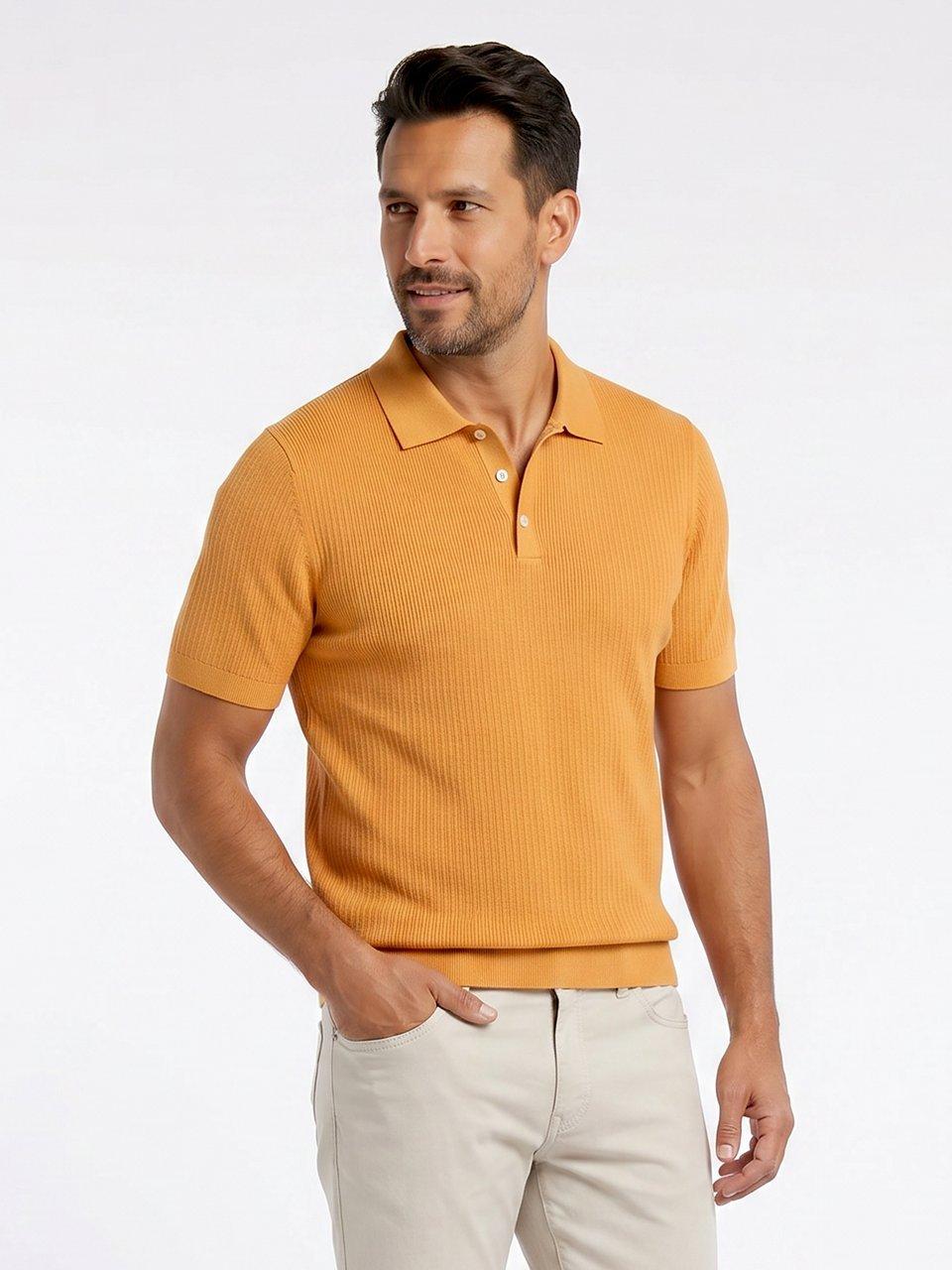 Louis Sayn - Gebreid poloshirt