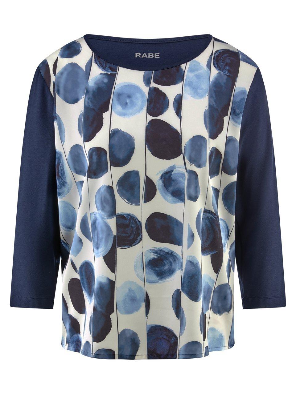 Rundhals-Shirt 3/4-Arm Rabe blau günstig online kaufen
