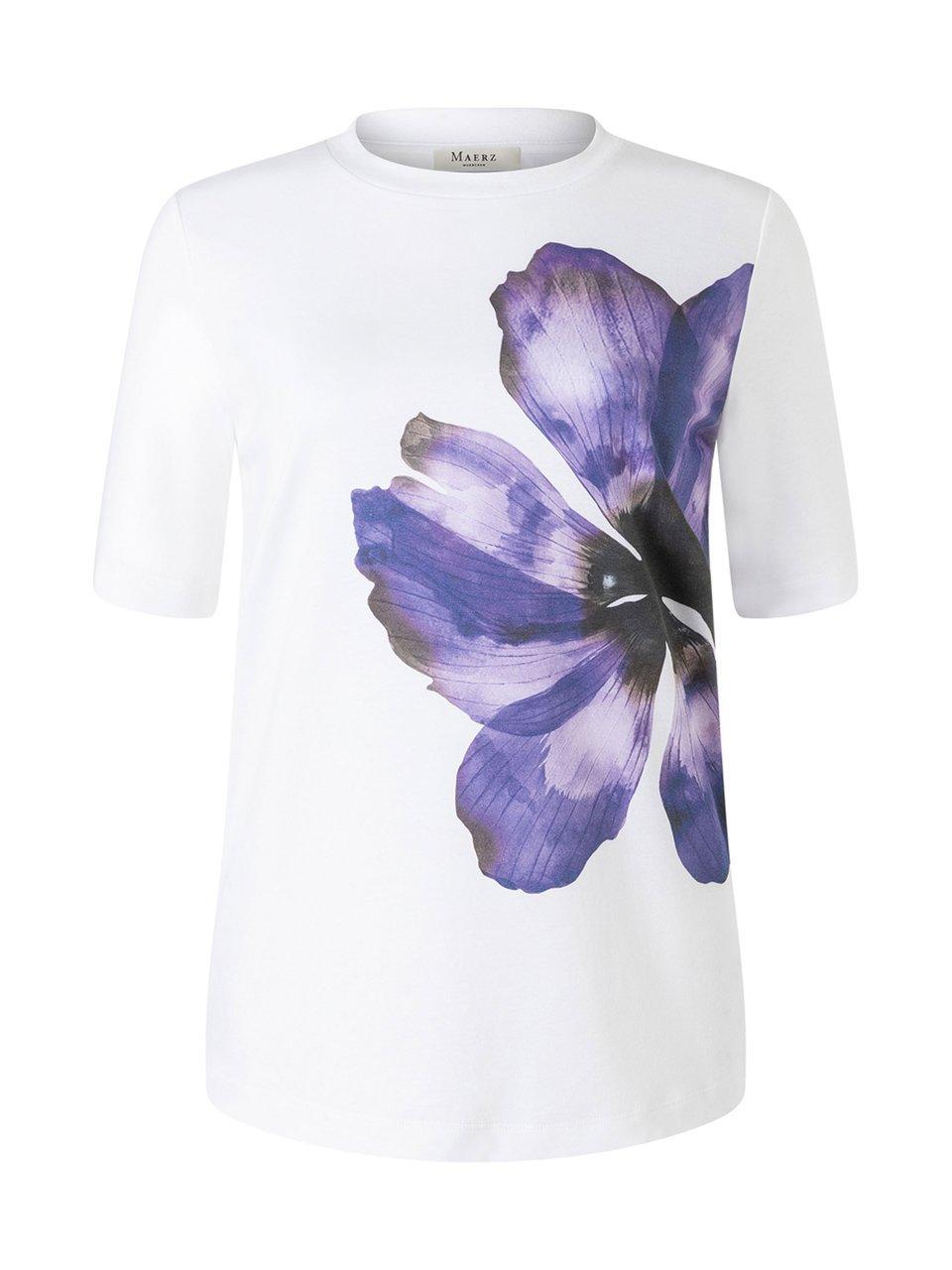Rundhals-Shirt MAERZ Muenchen weiss günstig online kaufen