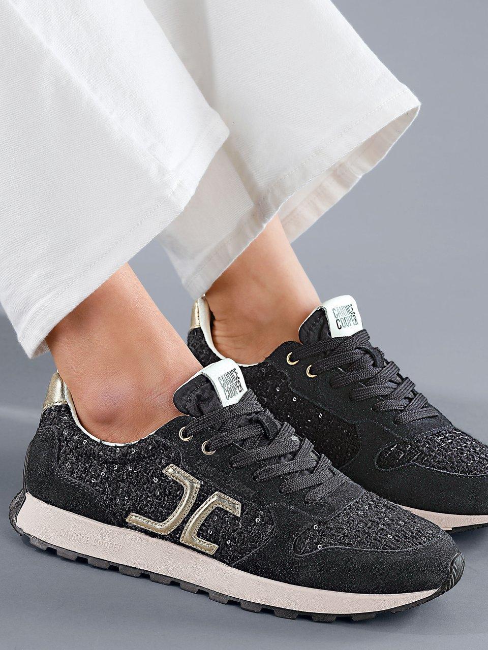 Candice Cooper - Plateau-Sneaker Plume