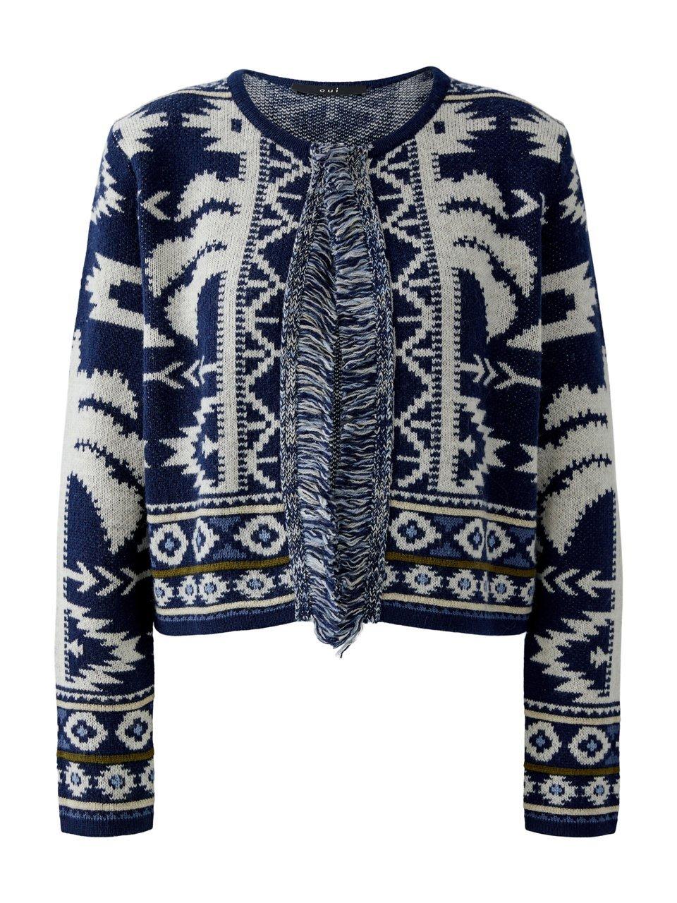 Strickjacke oui beige günstig online kaufen
