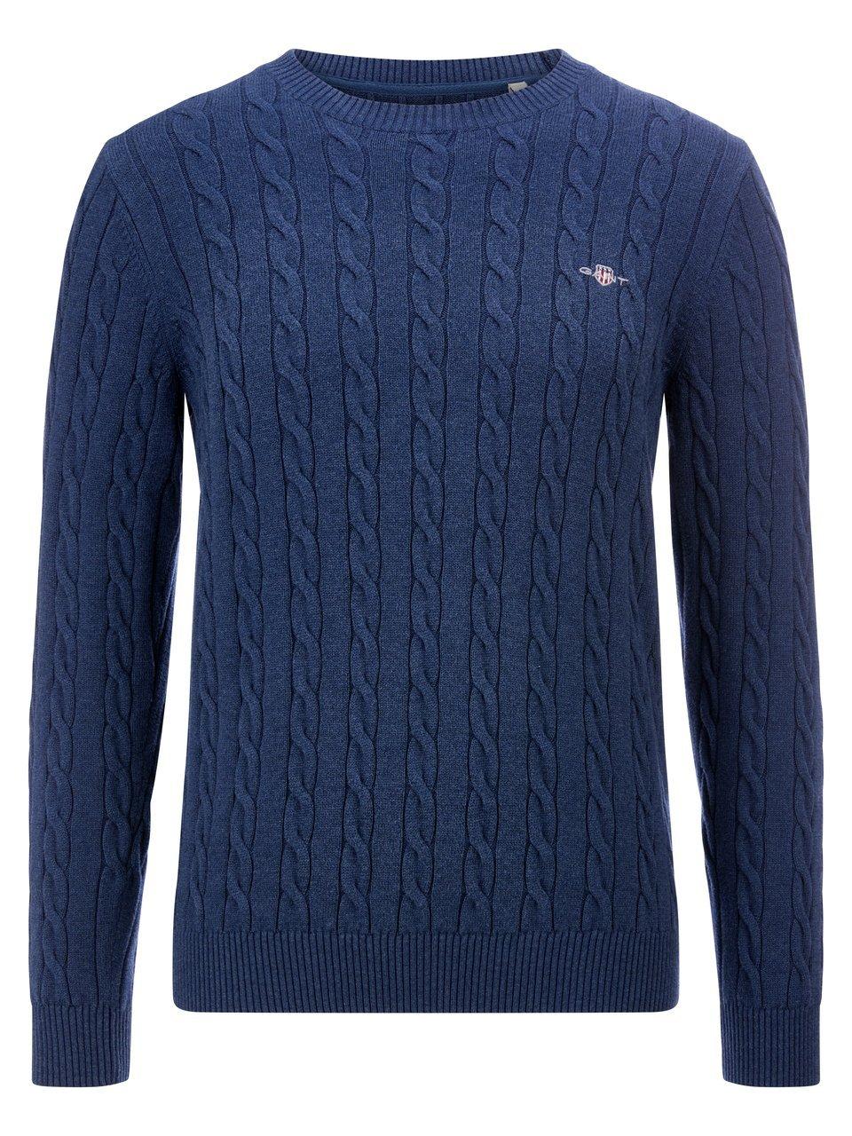 Rundhals-Pullover GANT blau günstig online kaufen