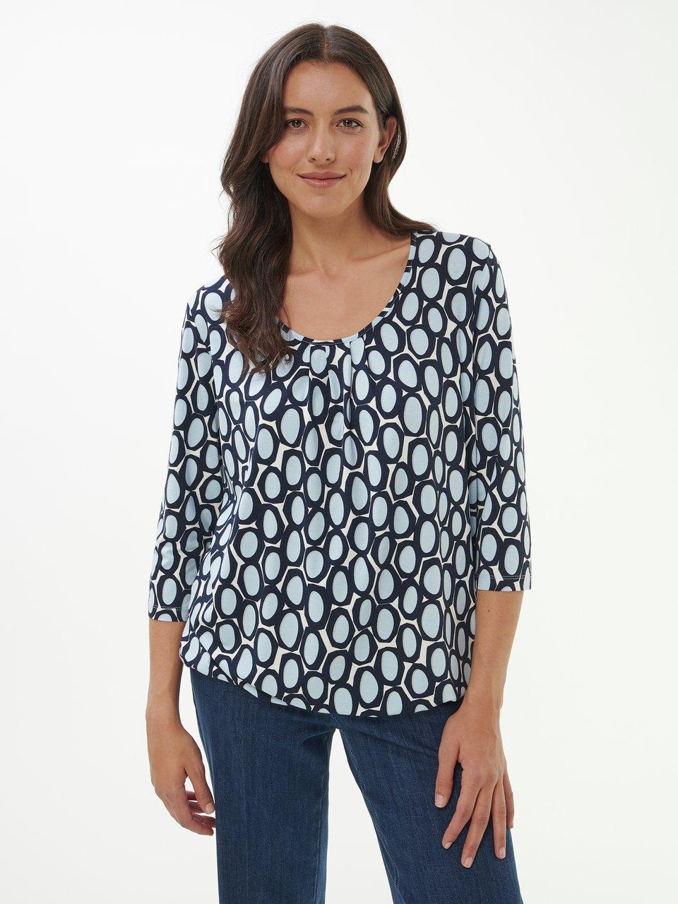 Via Appia Due - Rundhals-Shirt mit 3/4-Arm